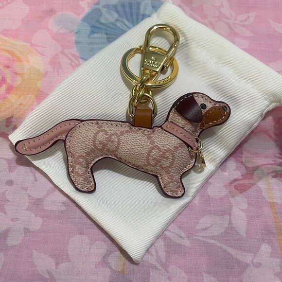 Gucci Pink Dog Keychain - Picture 6 of 6